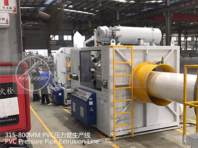 Linea de produccion de tuberia de presion de PVC de 315-800 mm